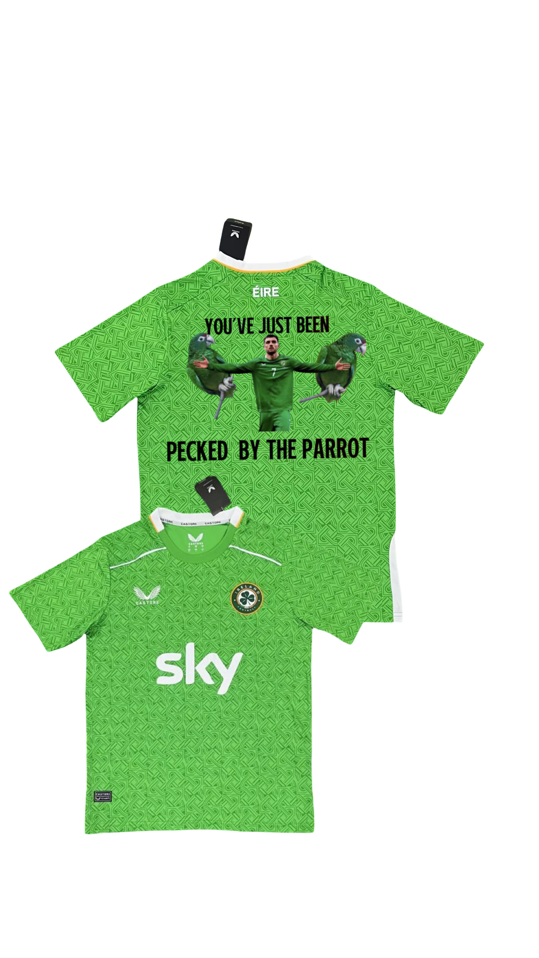 Ireland Pekked by the parrot (Adults Normal Fit)