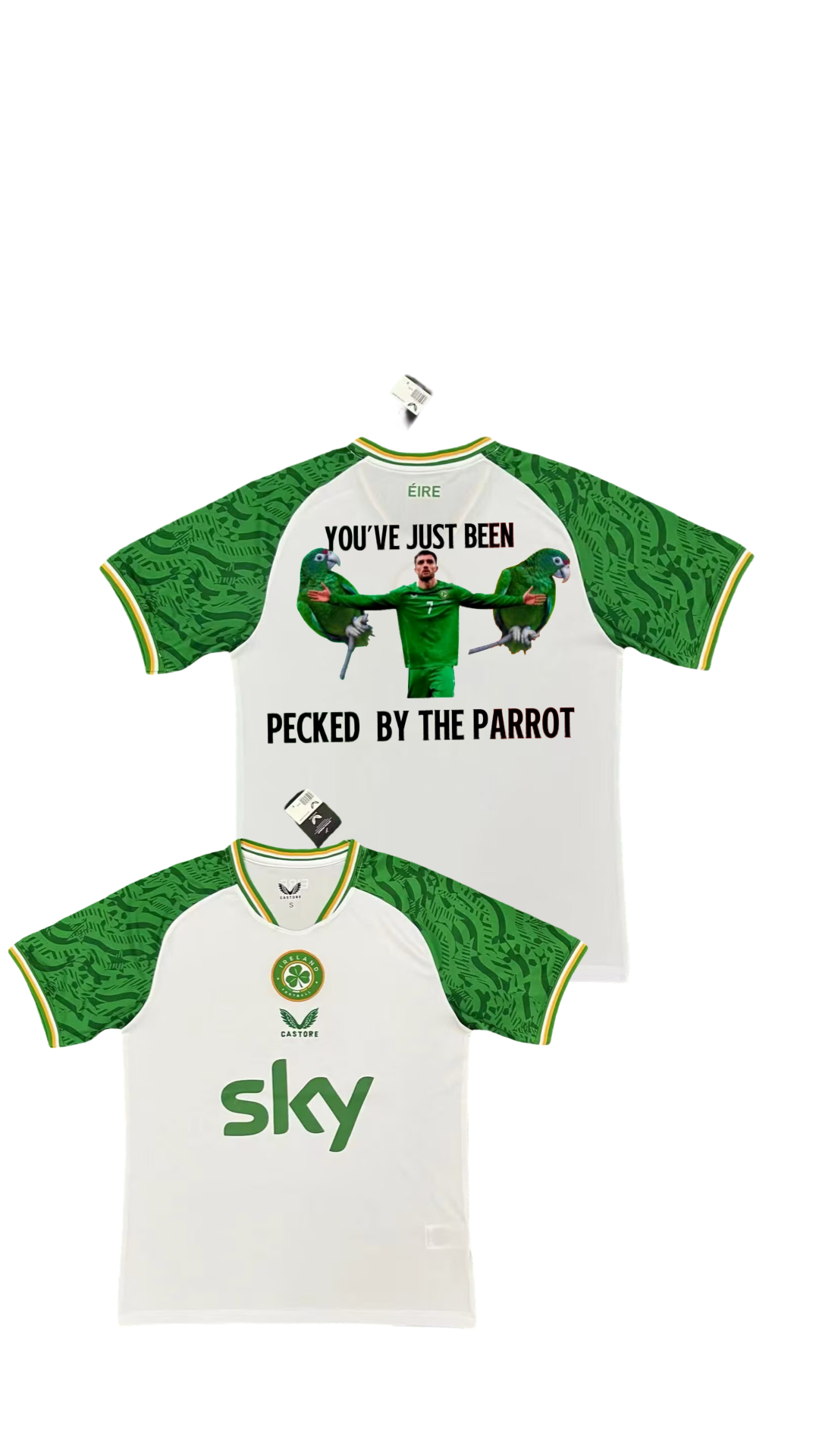 Ireland Pekked by the parrot   (Adults Normal Fit)